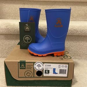 New! Kamik Stomp Toddler Rain Boot - sz 5